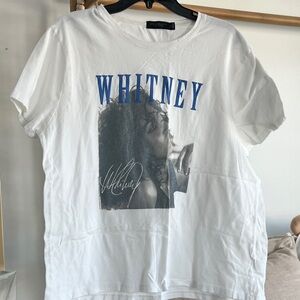 Junk Food Clothing White Tee with Black Label